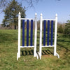 6ft 3 Column Finial Jumper Wing Standards Horse Jumps #264 - Platinum Jumps