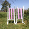 6ft 3 Column Finial Jumper Wing Standards Horse Jumps #264 - Platinum Jumps