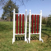 6ft 3 Column Finial Jumper Wing Standards Horse Jumps #264 - Platinum Jumps