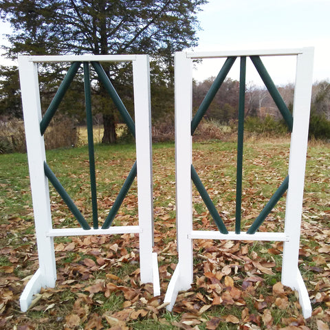 6ft Colored Diamond Jumper Wing Standards Horse Jumps #270