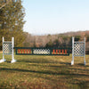 Picket Gate w/Center Lattice Wood Horse Jumps 10ft or 12ft #314