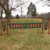 Aztec Fan 1 Jump Package Wood Horse Jumps - Platinum Jumps