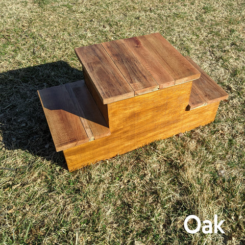 Wooden Mounting Block Horse Jumps