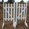 Picket Fence Wood Wing Standards Horse Jumps - Platinum Jumps