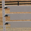 Set of 6 Solid Colored Plank Gates Wood Horse Jumps - Platinum Jumps