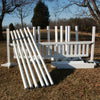 Econo Package Wood Horse Jumps 4ftx10ft - Platinum Jumps
