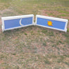 Day and Night Brush Box Horse Jumps Set/2 - Platinum Jumps