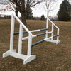 Triple Bar Standards Wood Horse Jumps - Platinum Jumps