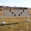 Set of 6 "V" Design Plank Gates Wood Horse Jumps - Platinum Jumps